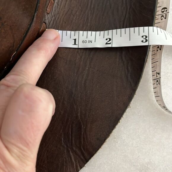 Handmade Leather CowGirl Hand Stitched Vintage Sz 10 - Picture 11 of 14
